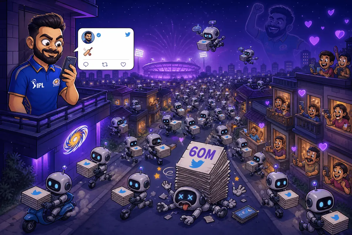 Celebrity tweet fan-out to millions of followers