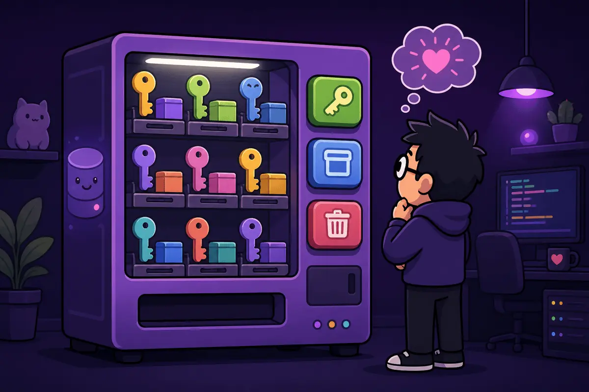 GET, PUT, DELETE — the whole database in three buttons