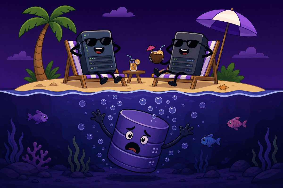 App servers happy, database not happy