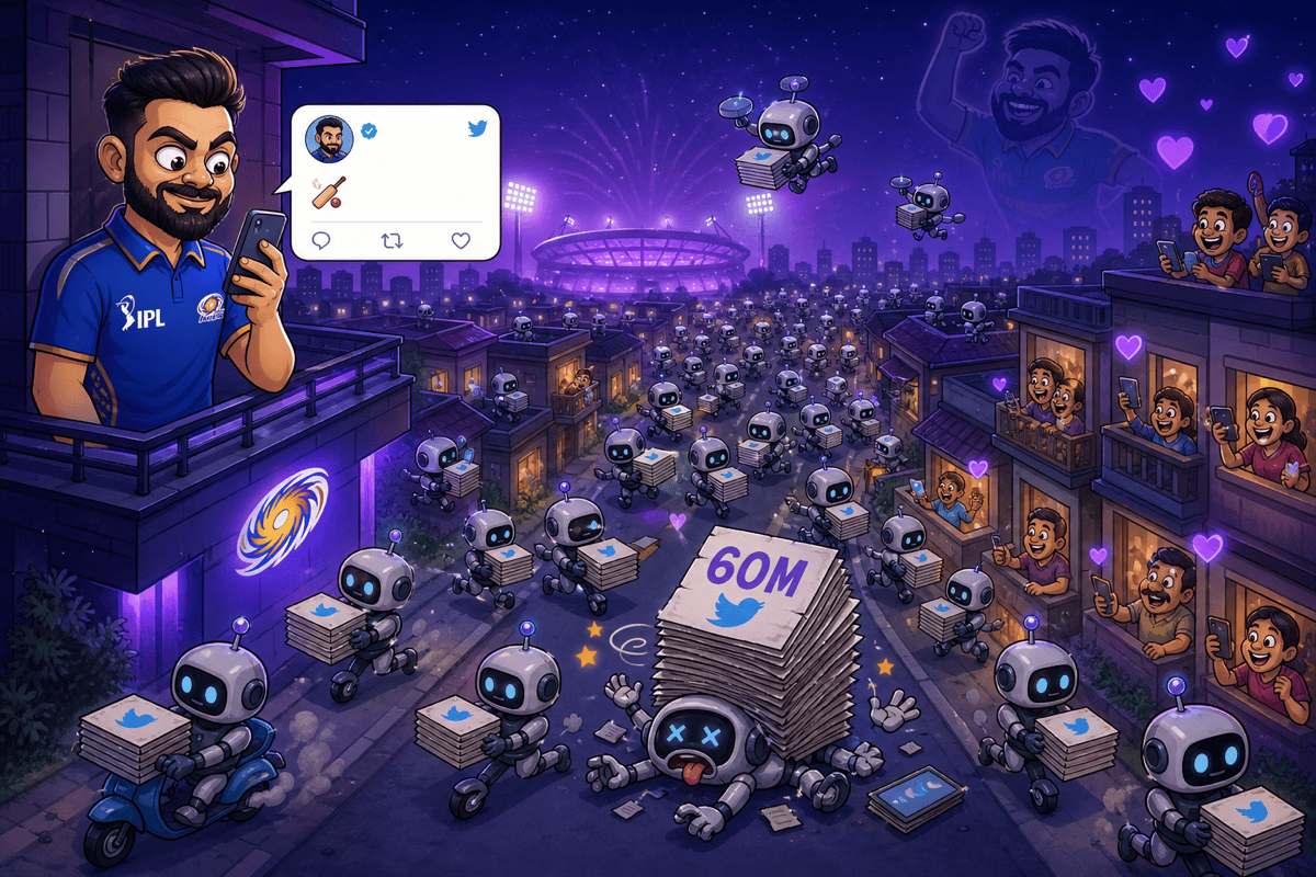 Celebrity tweet fan-out to millions of followers