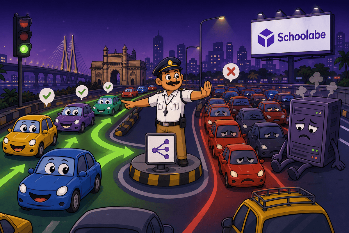 Traffic cop load balancer at a Mumbai junction